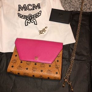 MCM Love Letter Visetos Crossbody / Clutch 💕